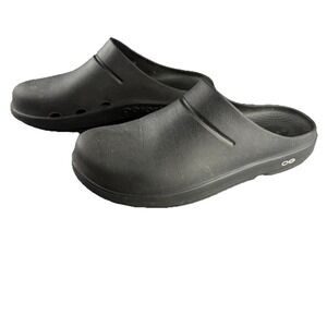 OOFOS OOcloog Women's Size 11/Men's Size 13 Recovery Clog Black Support